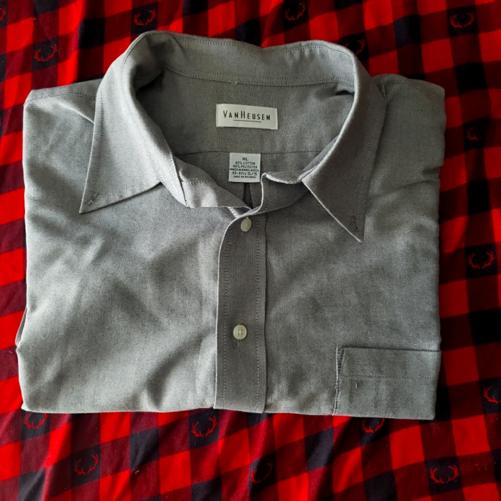 VAN HEUSEN COTTON XL SILVER